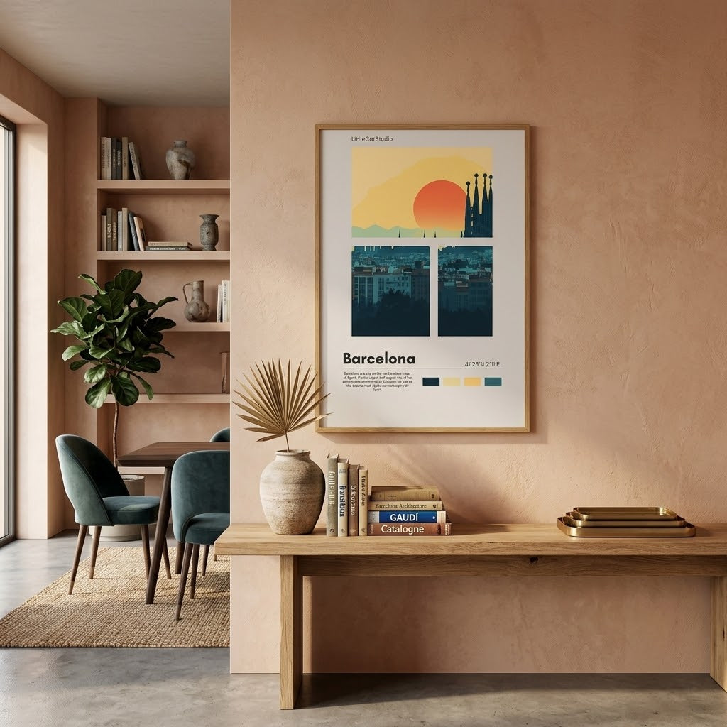 Barcelona Travel Poster N°6