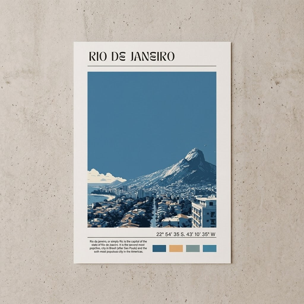 Rio de Janeiro Travel Poster