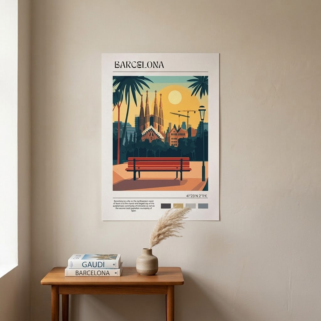 Barcelona Travel Poster N°7