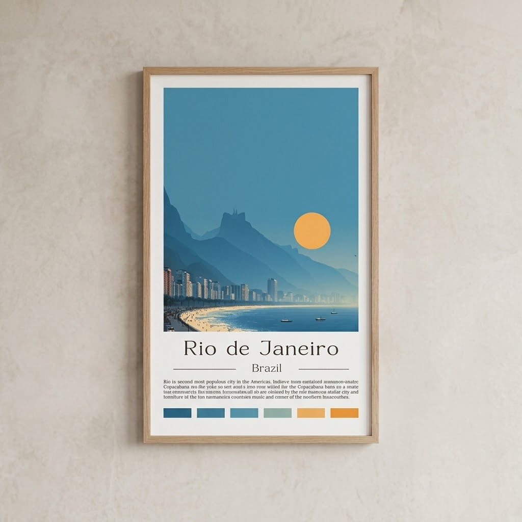 Rio de Janeiro Travel Poster N°7